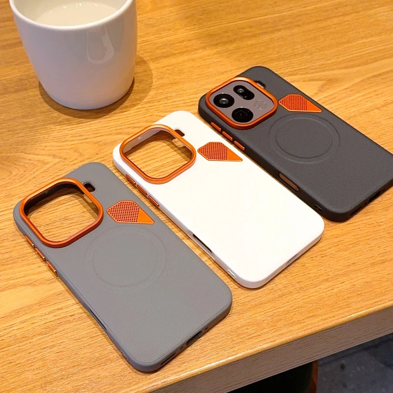 Phone Case For OPPO Find X9 Pro Magnetic Wireless Charger PC Hard Shell Protective Solid Color For OPPO Find X9 Back Cover