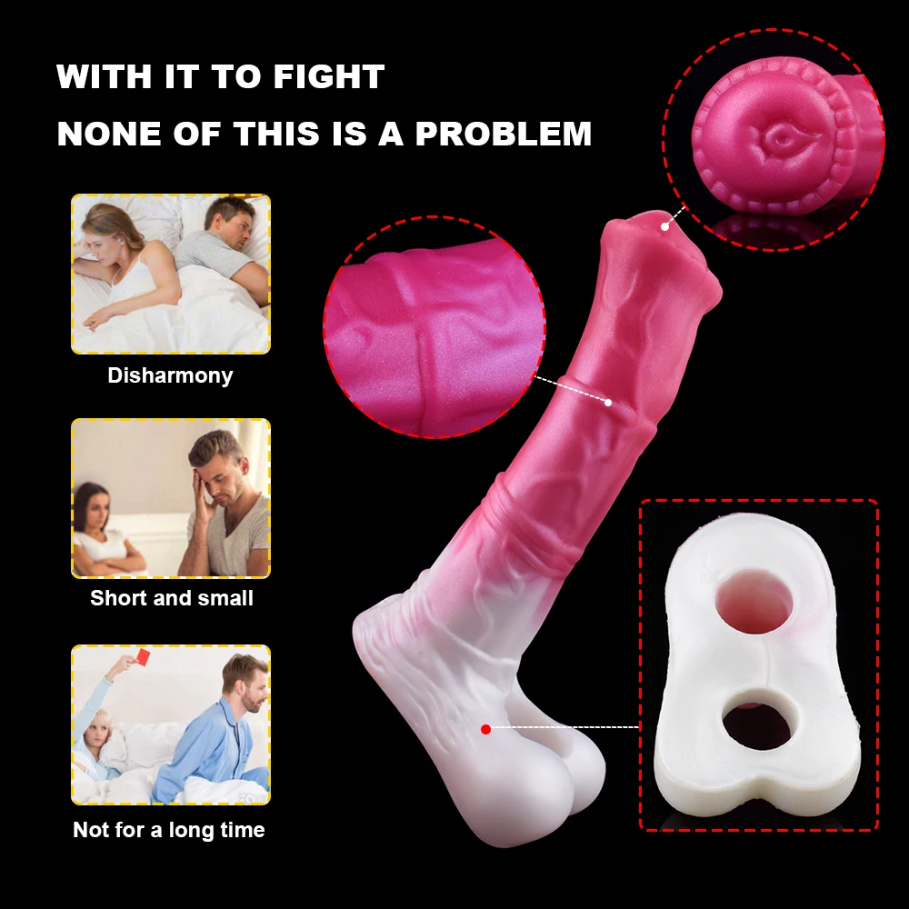 Penis Sleeve Stretchable Silicone Wearable Hollow Cover Header Delay Ejaculation Cock Extender Enlargement Sex Toys For Men Male