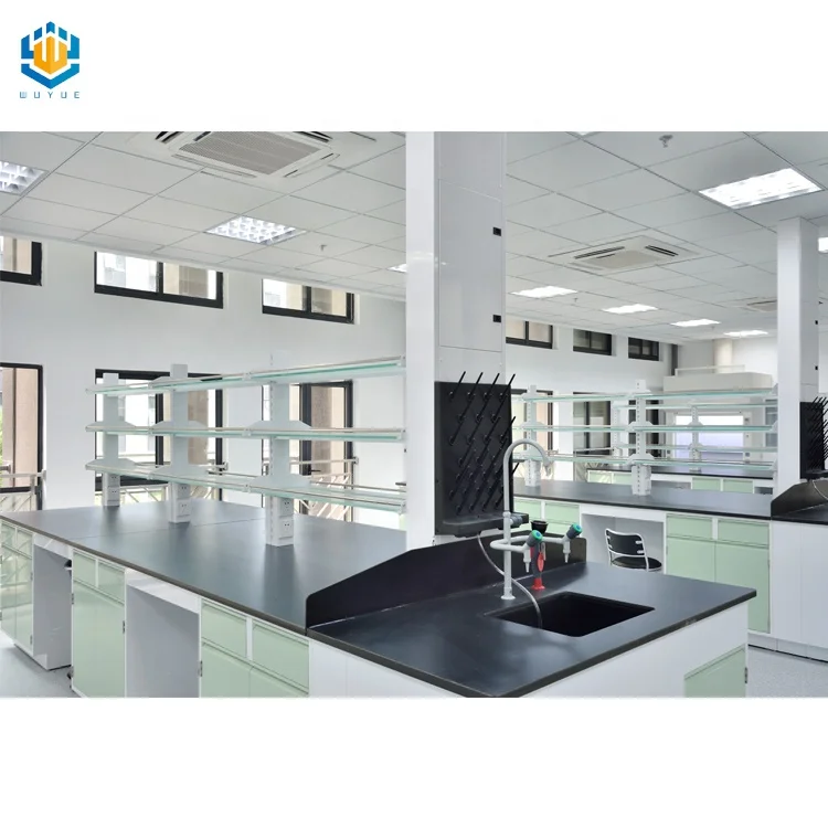 Chemistry laboratory equipment all-steel work bench hospital school laboratory furniture island work bench