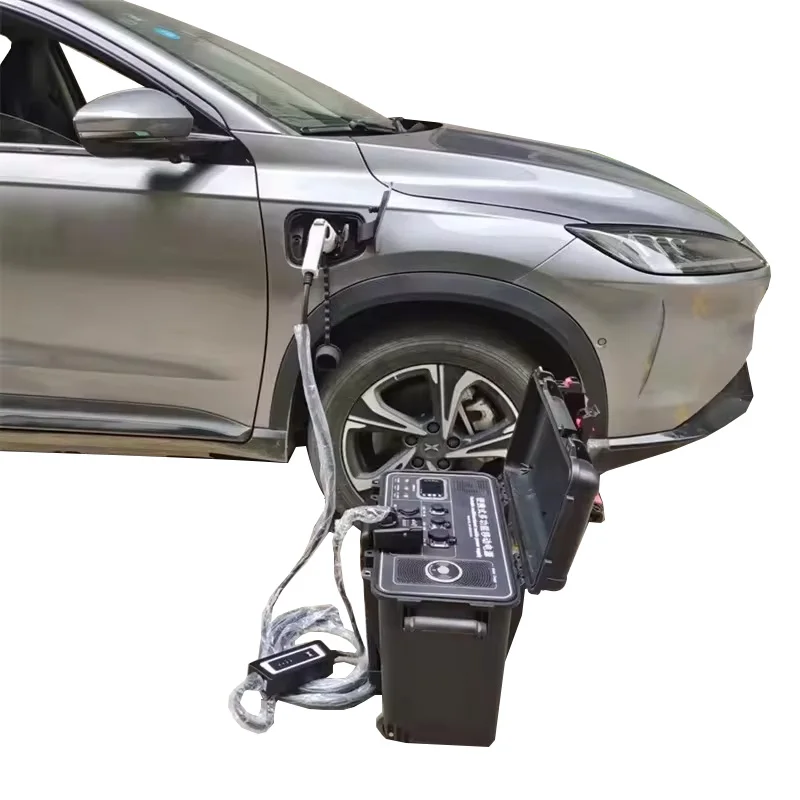 

New 4kW 32A Portable EV Charger Station 4kWh Emergency Power Bank With Battery Multifunctional Car Charger