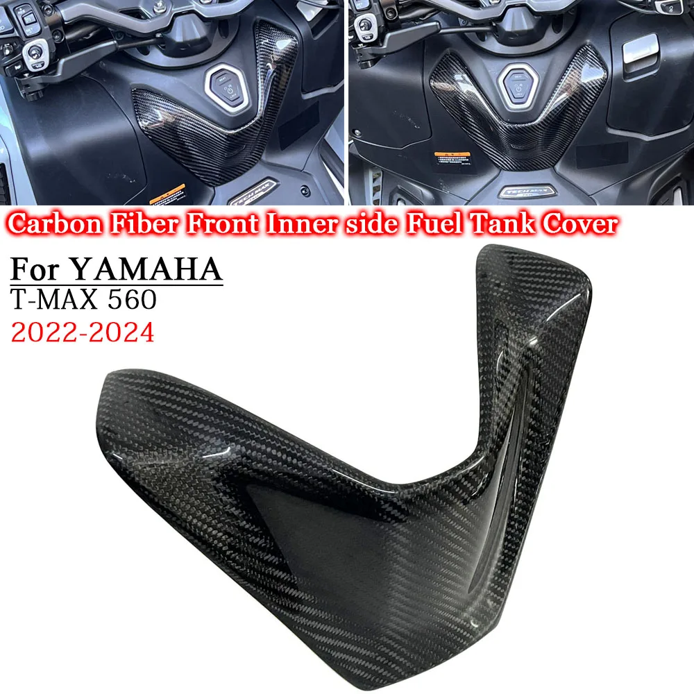

For Yamaha T-MAX560 2022 2023 2024 100%Carbon Fiber Modification Front Middle Cover Panel Inside Shell Fairing Cowl