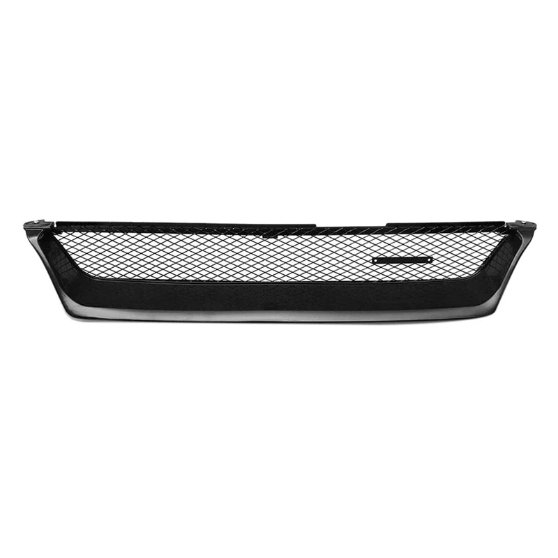 Car Front Bumper Mesh Grill Grille Gloss Black Racing Grills for Toyota Corolla AE101 1993 1994 1995 1996 1997