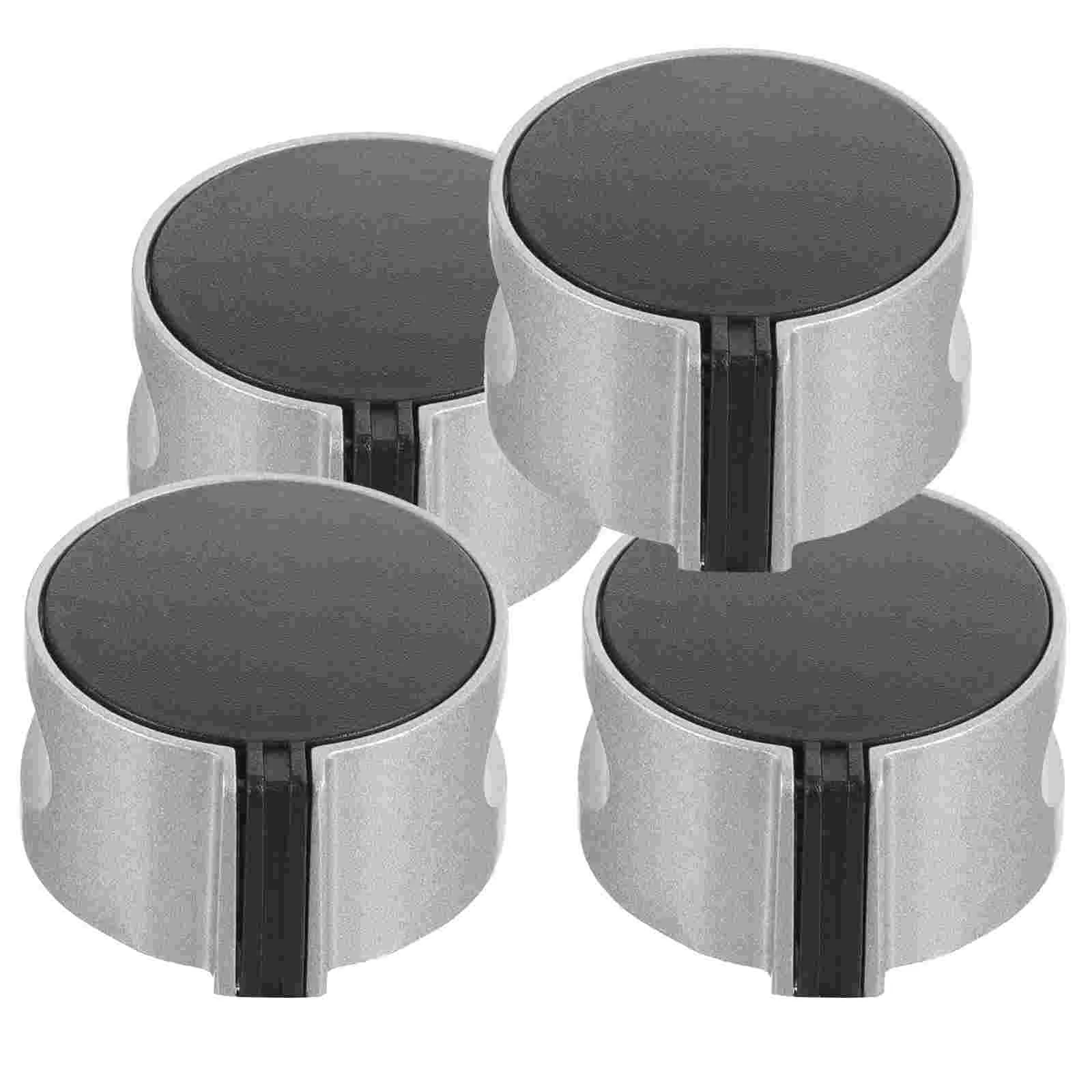 4 Pcs Gas Stove Knob Aesthetic Knobs Replacements Oven Rational Design Range Control Zinc Alloy Burner Reliable