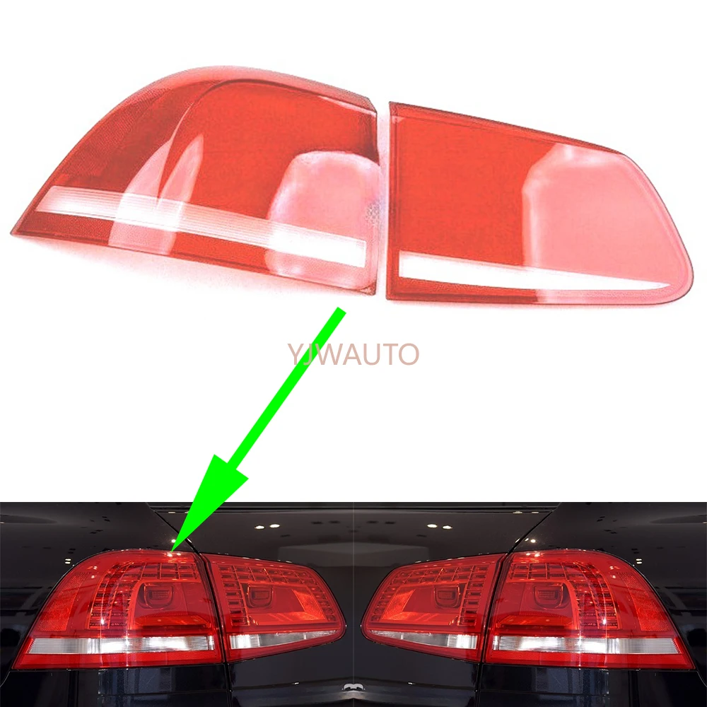 

For VW Touareg 2016 2017 2018 Taillight Cover Car Taillamp Lens Glass Replacement Rear Lampshade Brakelights Shell