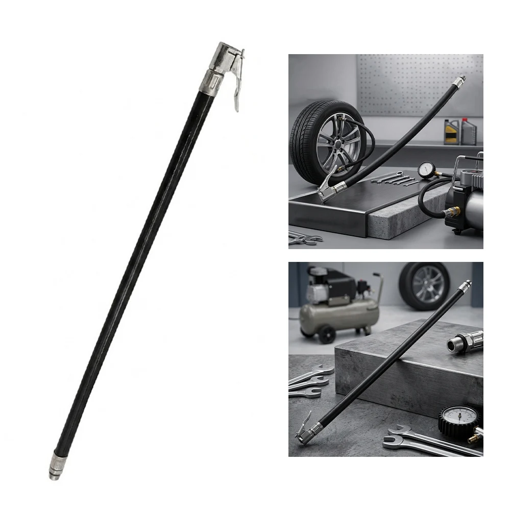 For Air Compressors Car Tyre Compressor Pipe And Inflator Connector Inflatable Tube Inflator Pipe 14.56Inch Blue Inflatable Tube