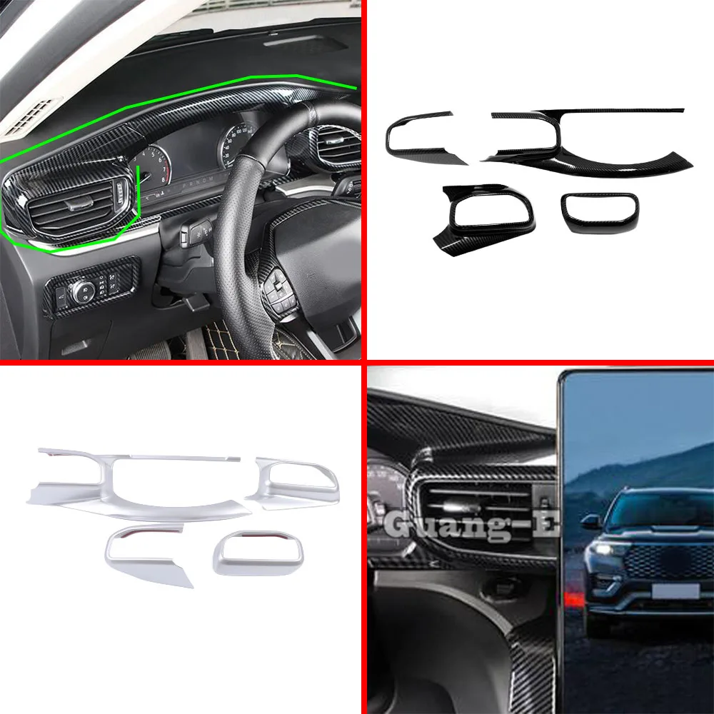 

Garnish Cover Frame Lamp Trim Air Conditioning Condition Outlet Vent Stick 4PCs For Ford Explorer U625 2019 2020 2021 2022 2023