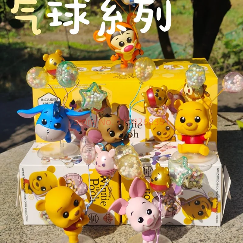 

Hot Toys Winnie The Pooh Balloon Series Cosbi Tigger Mystery Box Genuine Blind Box Piglet Eeyore Anime Mdoel Figure Gift Toy