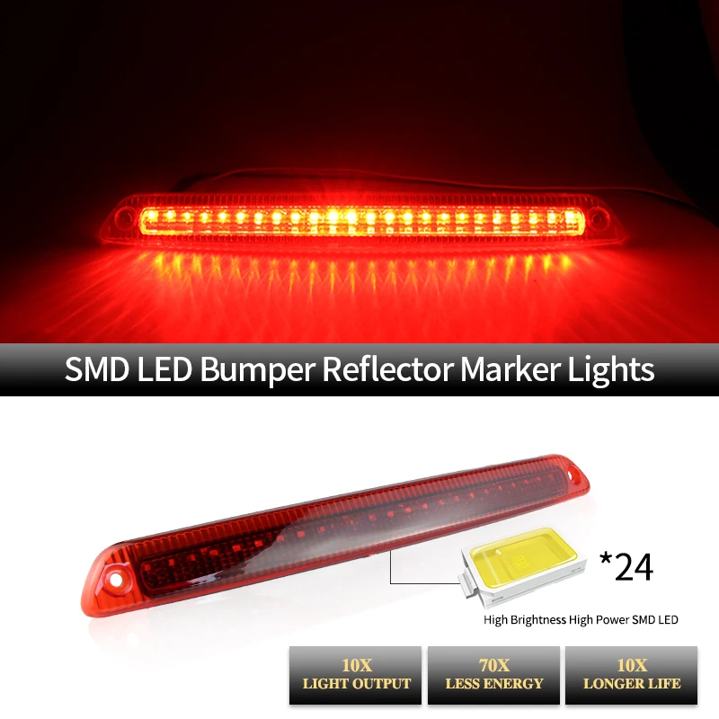 1PC LED Car Rear 3RD Third Brake Light High Stop Lamp For 2006-2017 Mercedes Benz Sprinter 9006 VW Crafter A9068200456