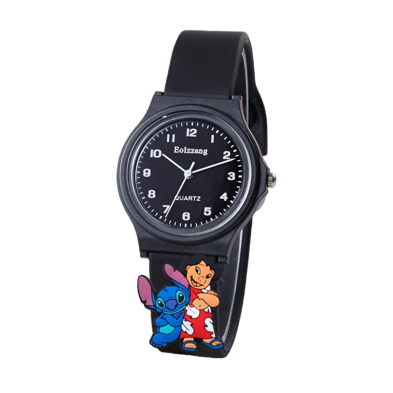 アニメウォッチかわいいリロ & スティッチ男の子女の子腕時計子供ミニマリストかわいい子供漫画腕時計ギフト子供のための女の子時計