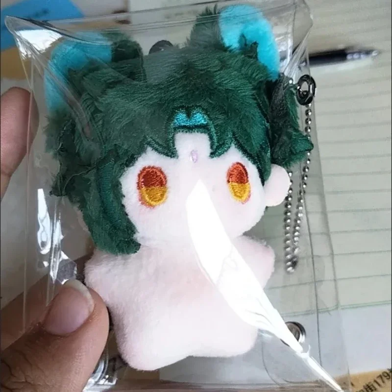 5cm Anime Game Genshin Impact Wanrer Adorable Cosplay Soft Cotton Doll Starfish Body Cartoon Mini Keychain Toy Figures Gifts