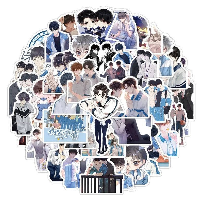 60/30/10 PIÈCES Ricardomlu Animation Populaire 2D Périphérique Personnalisé Graffiti Ordinateur Portable Valise Planche À Roulettes Autocollants Étanches