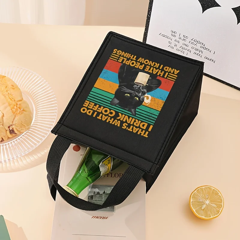 Portable lunch bag, waterproof insulation box, bento bag, dinner insulation bag, large capacity insulation and refrigeration