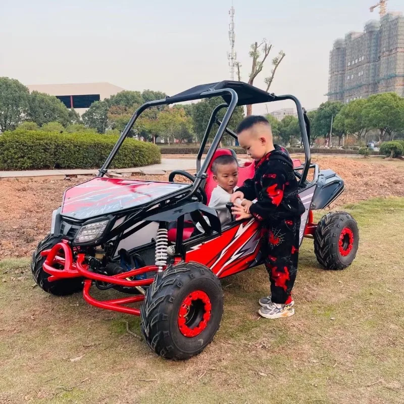 Ultimate Off-Road Adventure for Kids All-Terrain 125cc Dune Buggy Automatic Chain Drive 24V Go Kart
