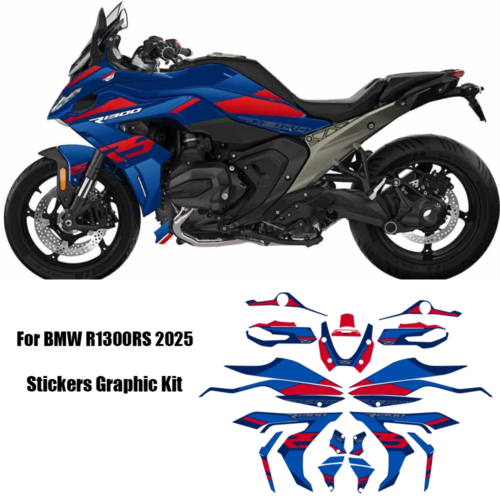For BMW R1300RS Full Graphic Kit Print Protective Film Pull Flower Color Change Decal 2025 Motorcycle Stickers Graphic Kit
