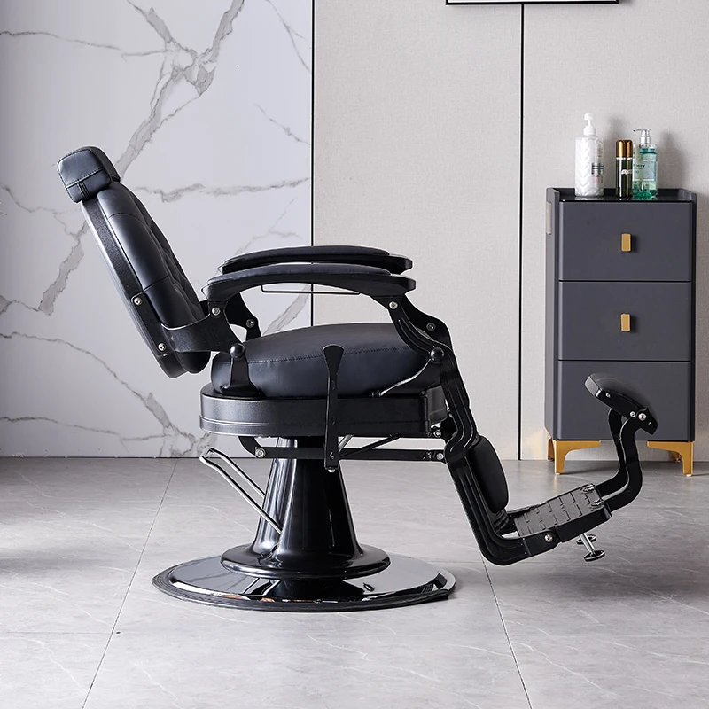 Vintage Barber Chair for Barbershop Professional Barber Chairs for Beauty Salon Esthetician Stool Salon Equipment Furniture Nail