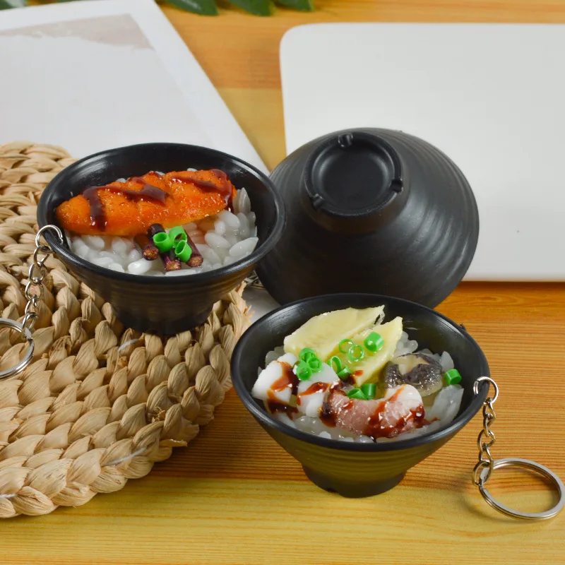 模擬食品ウナギライス寿司キーホルダー和食ペンダント食品プレイ - Women Accessories Display のレビューと価格