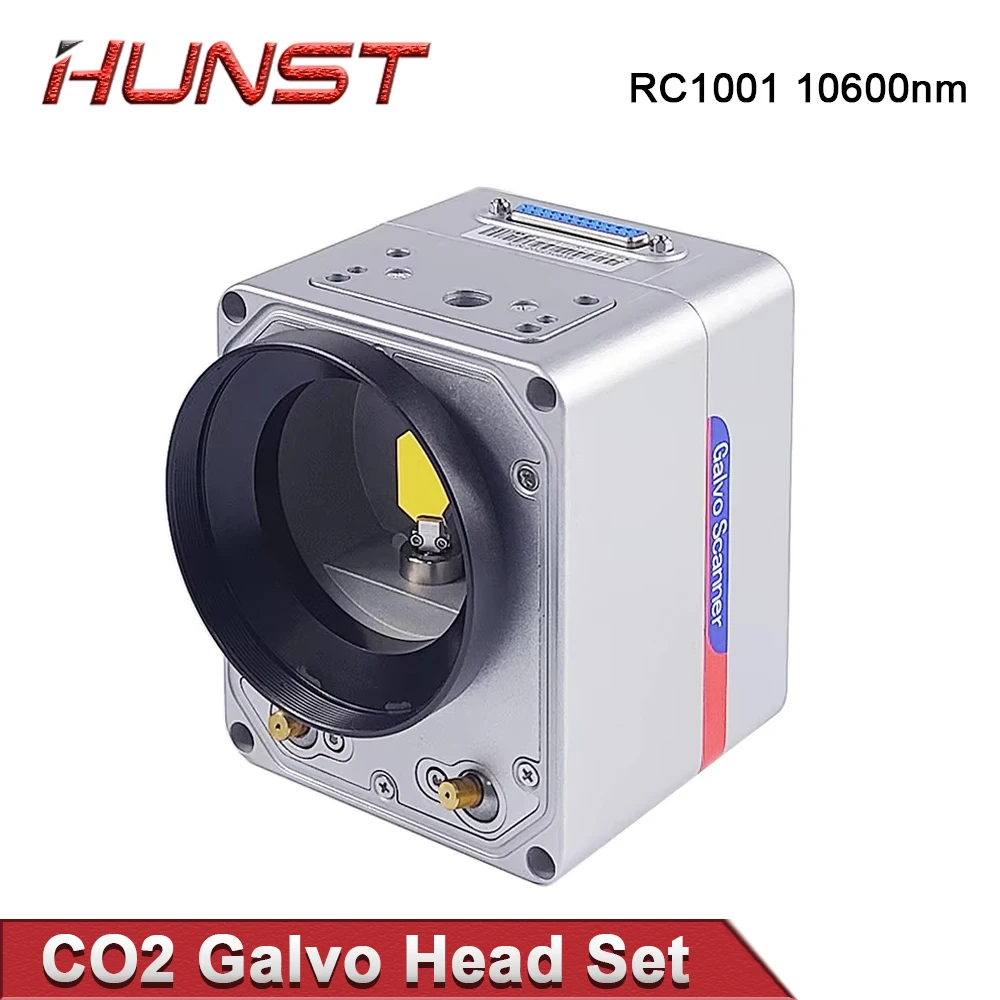 Hunst SINO-GALVO RC1001 CO2 Laser Scan Galvo Head Set 10600nm Aperture 10mm Galvanometer Scanner with Power Supply