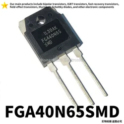 5pcs-10pcs NEW 100% quality FGA40N65 TO-3P FGA40N65SMD 40N65 40N65SMD 40A/650V IGBT field-effect power transistor