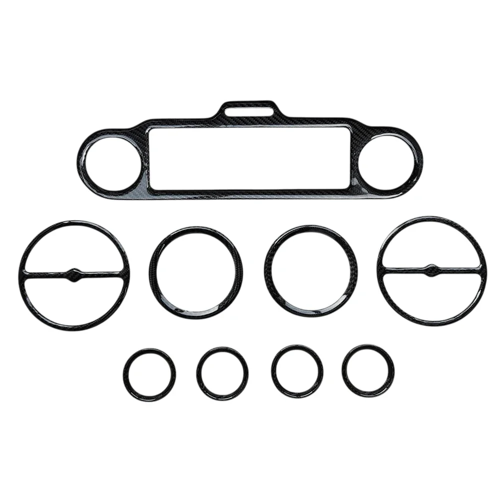 Carbon Fiber Motorcycle Instrument Trim Cover for Harley 1996-2013 Electra Glide Street Glide and Tour Models