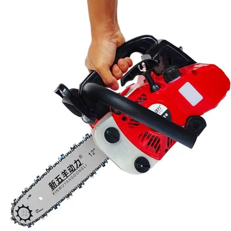 12 Inch Portable Gasoline Saw Household Moso Bamboo Logging Saw Can Handheld Logging Saw Branch Cutting Tool Chainsaw