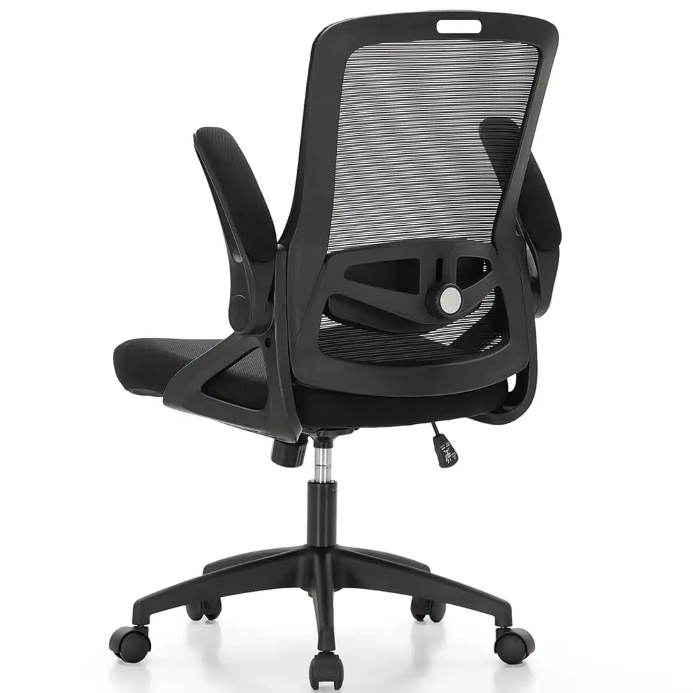 

Ergonomic Mesh Office Desk Chair High Back, 360° Swivel Rocking Executive Computer Chair With Flip-Up Armrests, Height