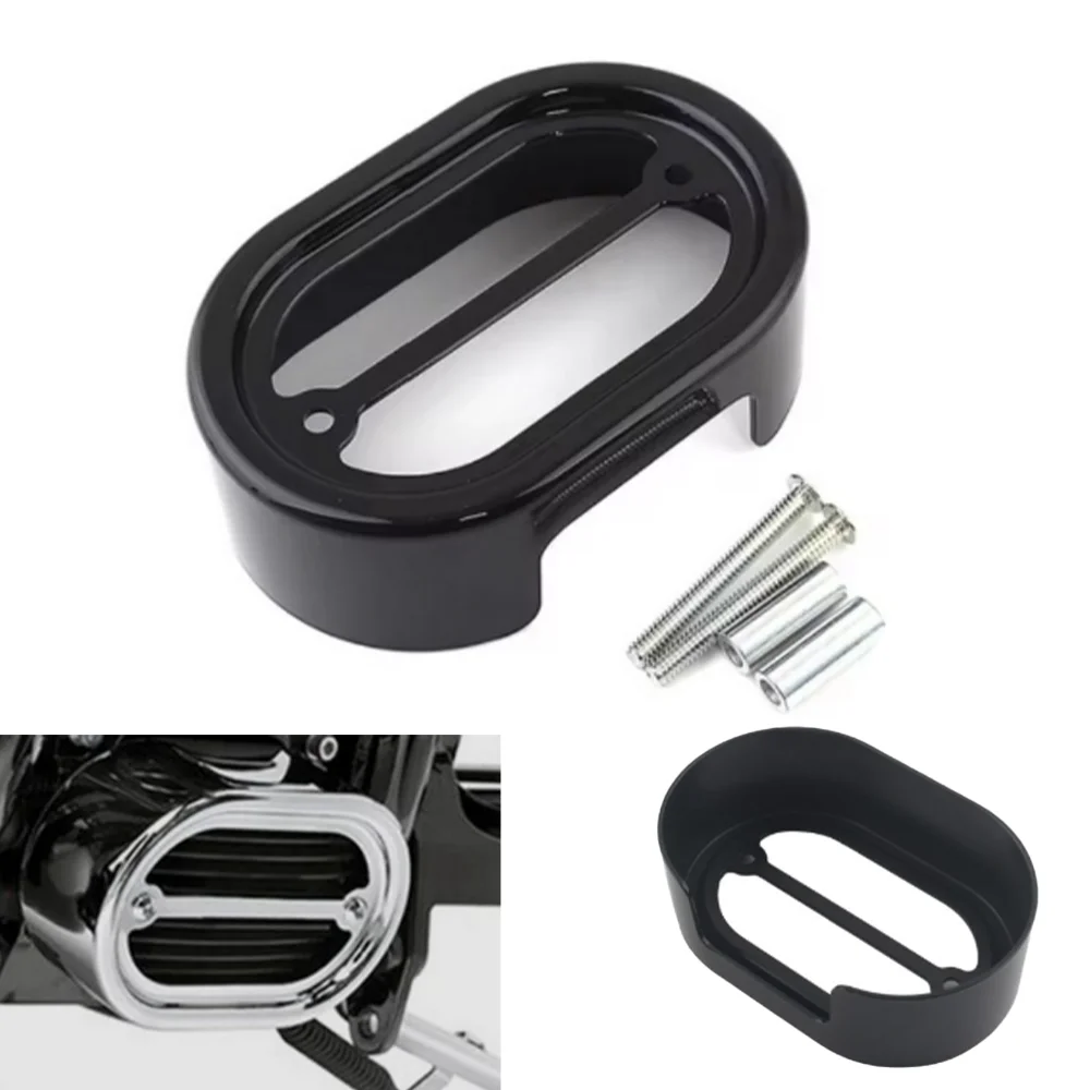 

Motorcycle Gloss Black ABS Voltage Regulator Cover Protector For Harley Softail Fat Boy Breakout 2001-2017