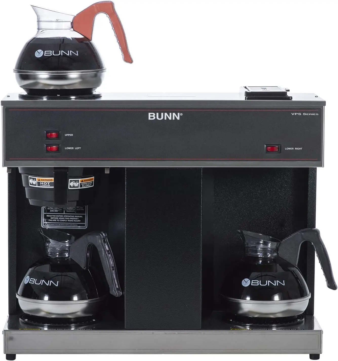 

04275.0031 VPS 12-Cup Pourover Commercial Coffee Brewer, with 3 Warming Stations (120V/60/1PH)