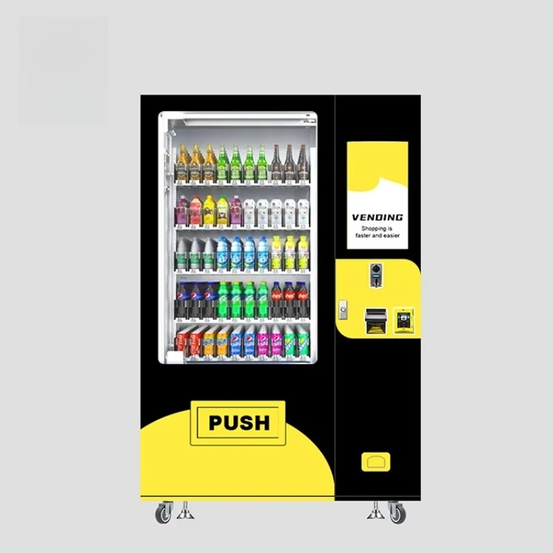 

Customized SDK Function Commercial Beverage Snack Dispenser Unmanned Coin QR Code Token Payment Retail Spots