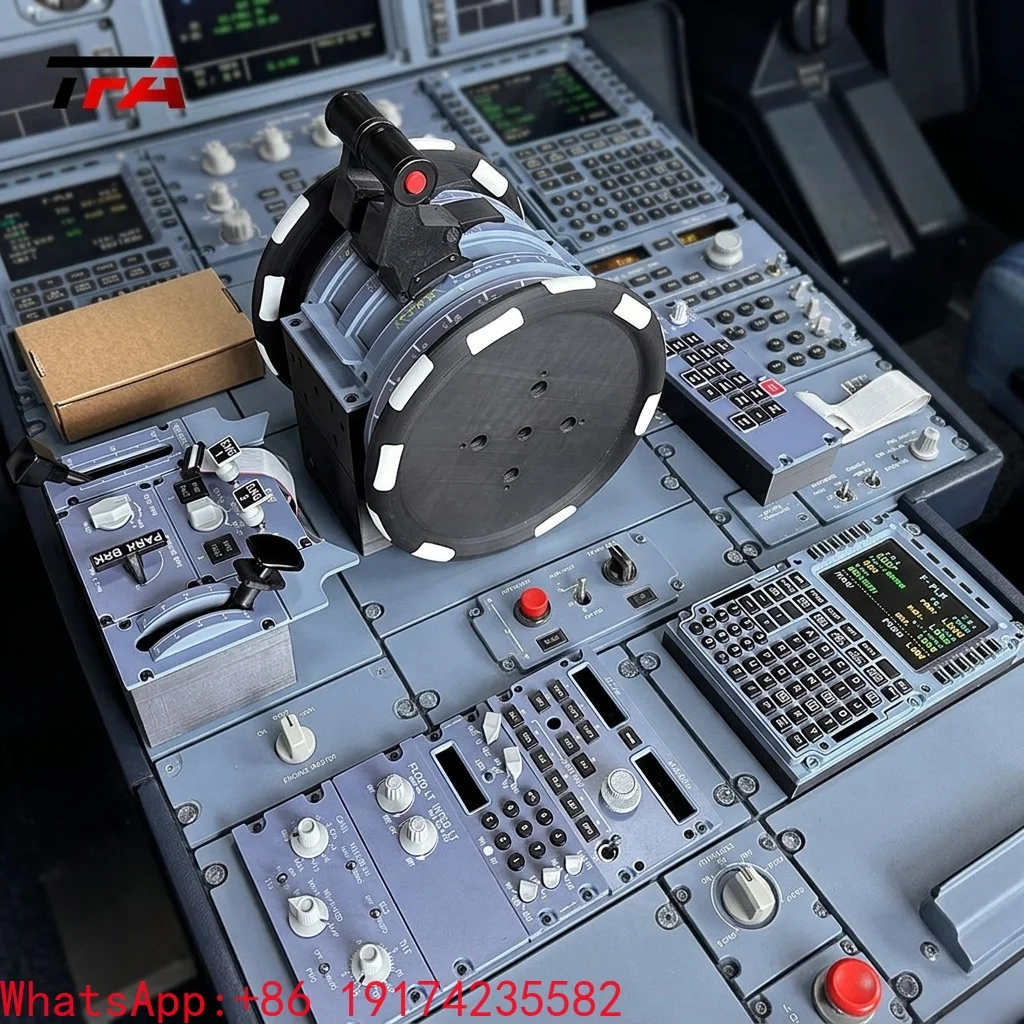AirbusA320 Auto Throttle Quadrant Flight Simulator Cockpit Control Panel Module For MSFS2024 Xplane Fenix Aviation Trainer Flaps