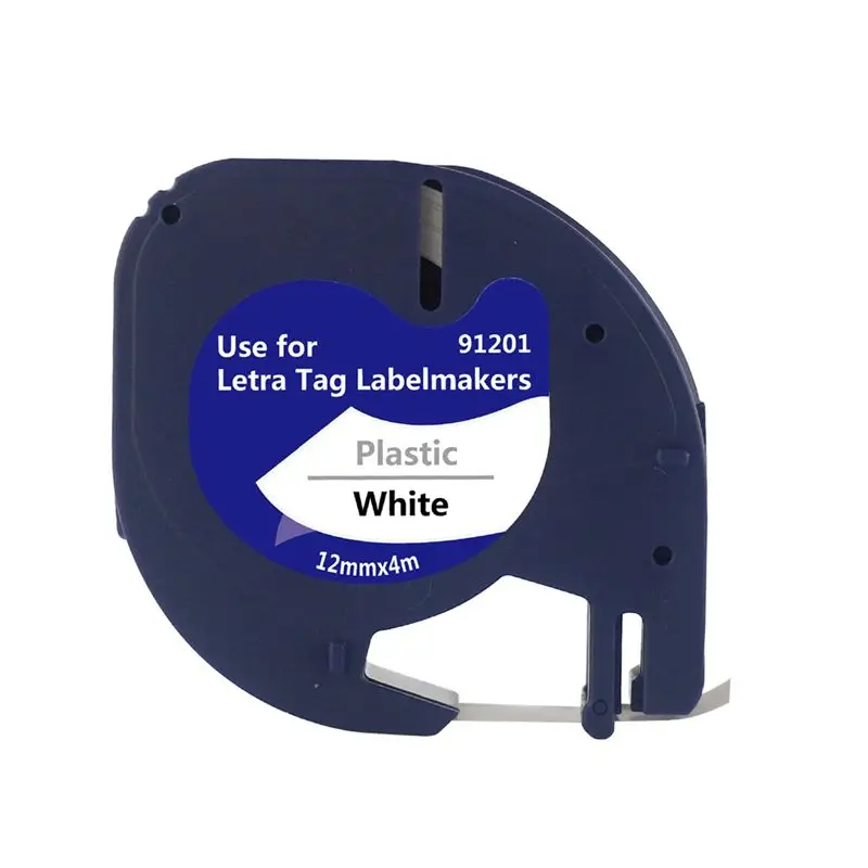 

Stable 40Pcs Label Maker Refills For Dymo Letratag Refills 12Mm X 4M White Plastic Label Tape For Letra Tag Plus LT Label Maker