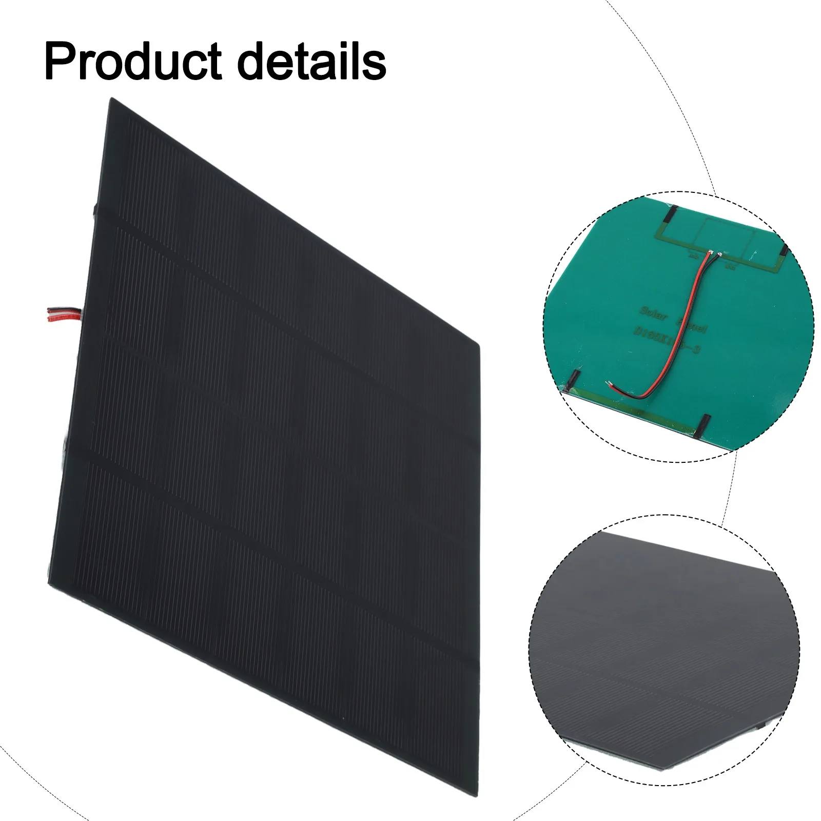 Camping Power Supply 6V for Solar Charger for Solar Panel For Mobile Charging Portable Solar Charger Easy Installation