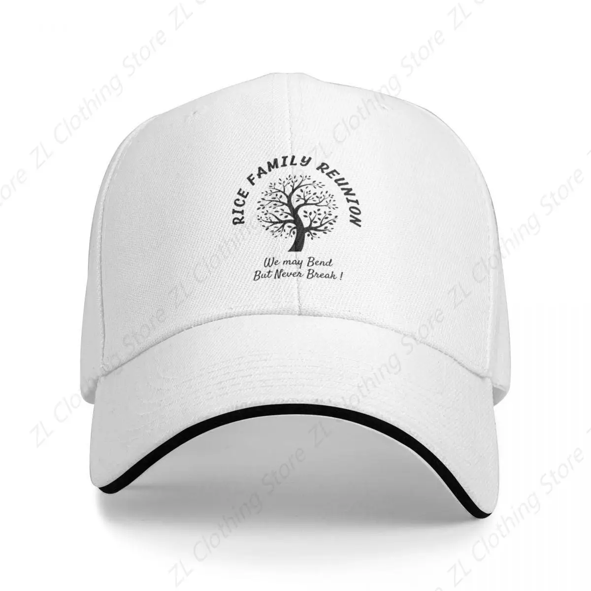 Final Rice Family Reunion Design Baseball Cap Golf Hat Hood Trucker Hat Golf Wear Men Women's