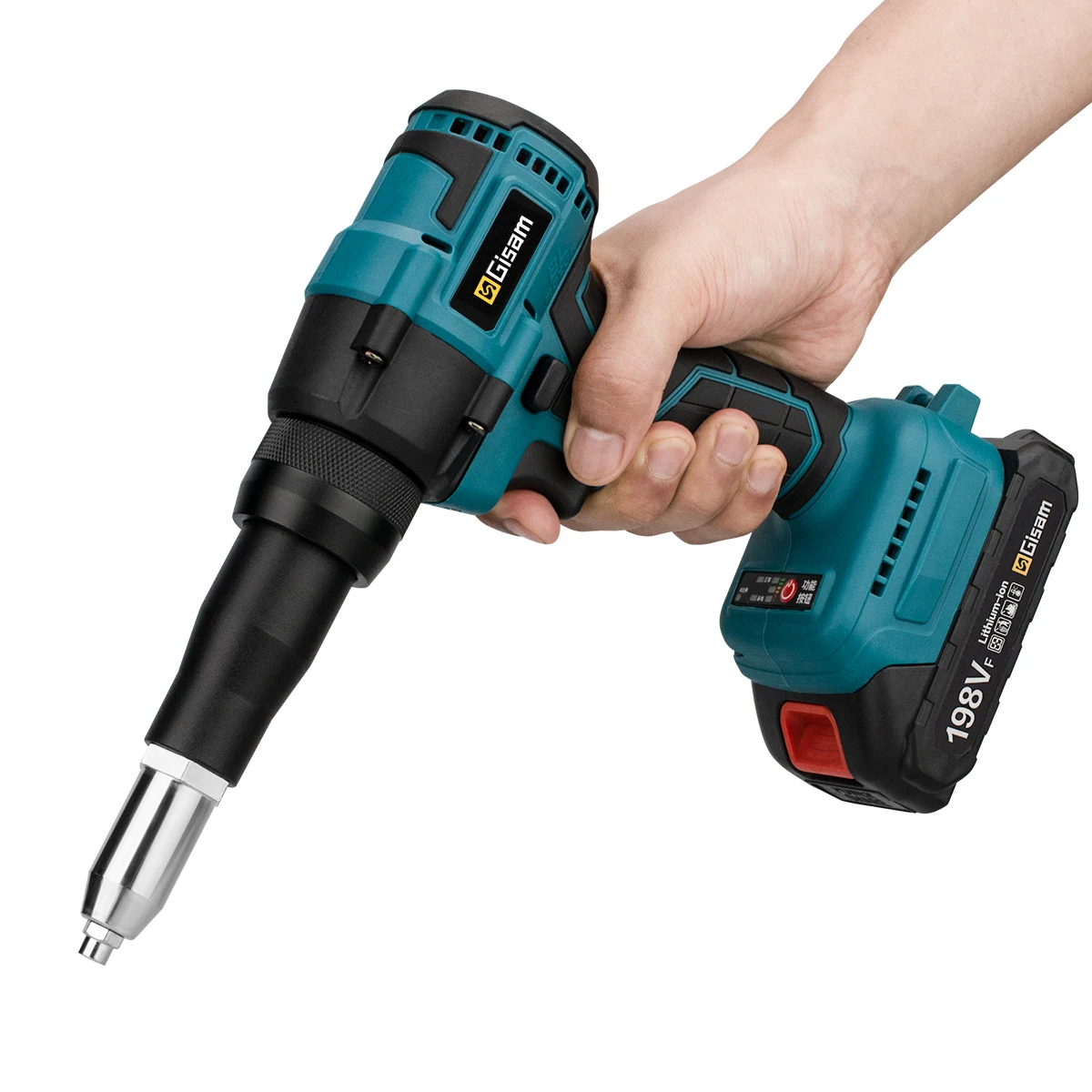 20000N Brushless Electric Rivet Gun No Battery 2.4~4.8mm Cordless Rivet Nut Gun Drill Insert Power Tools For Makita 18V Battery