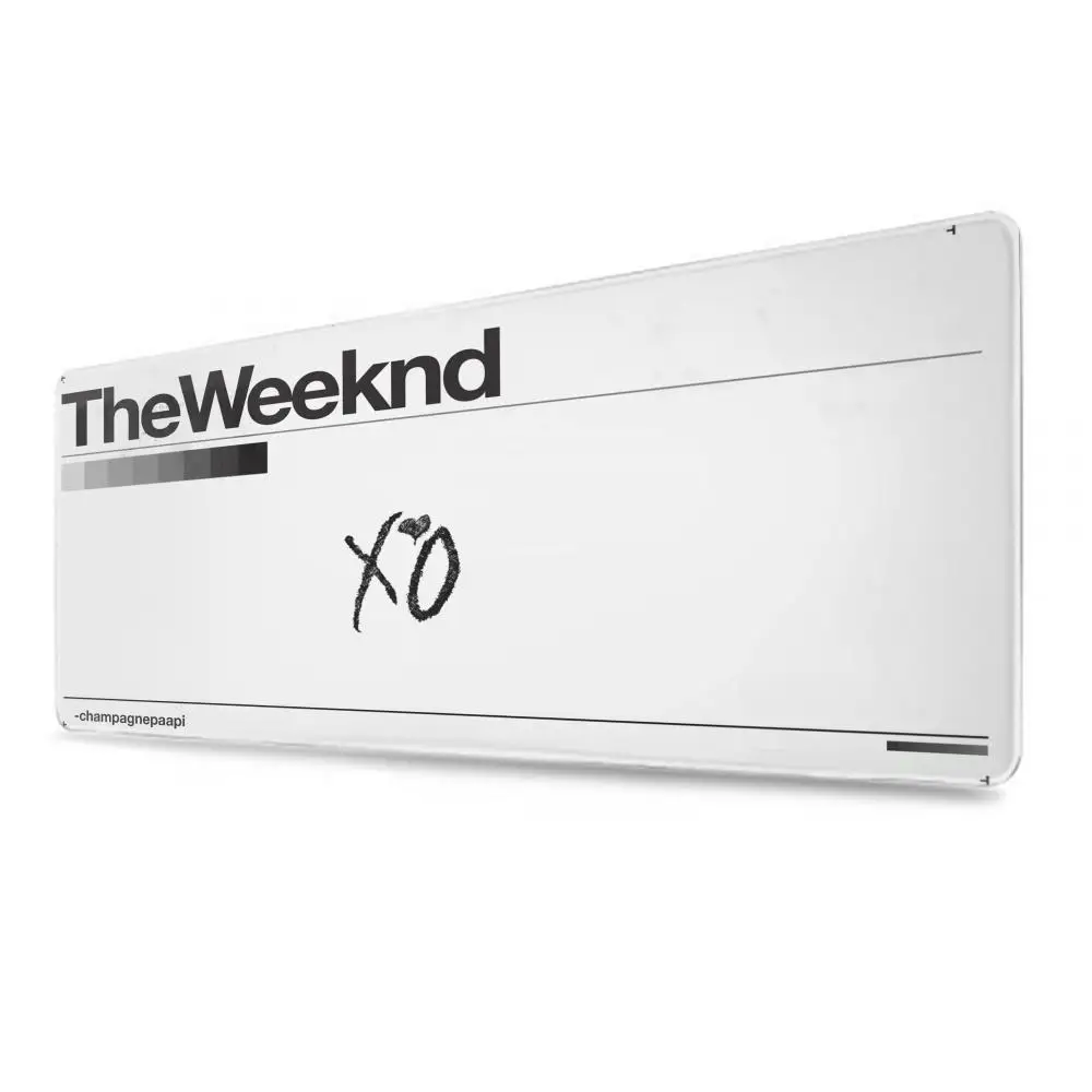 The Weeknd Xo Gaming Mouse Pad Computer Keyboard Desk Mats Anti-Slip Washable Home Office Accessories E-sports Laptop Mousepad