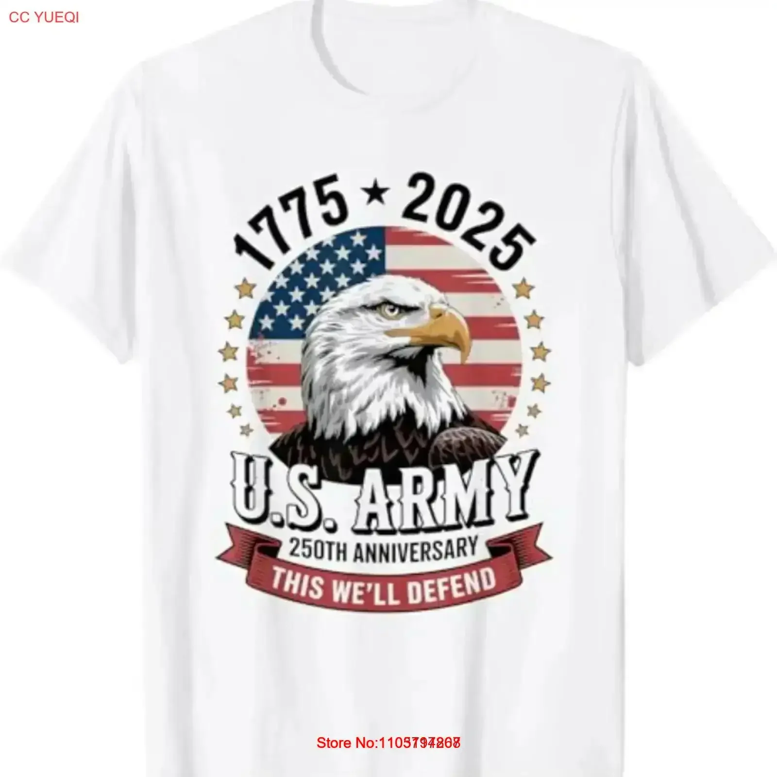 United States Army 1775 2025 250th anniversary we defend T Shirtt vintage Washed Comfortable Versatile Soft vintage Washed