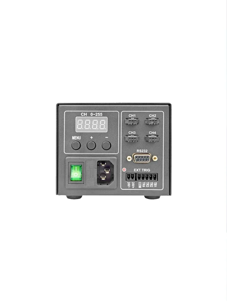 

Универсальный цифровой светодиодный контроллер источника света мощностью 200 Вт — 2/4 канала опционально для промышленного машинного зрения