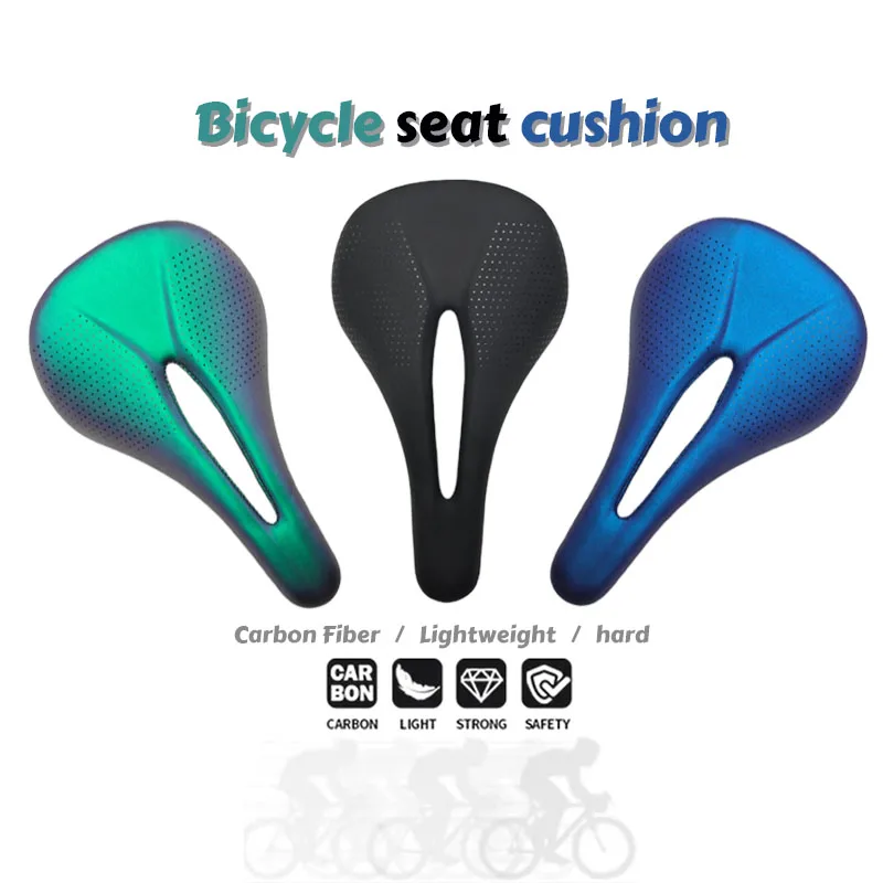 

Подушка для сиденья велосипеда из углеродного волокна 240x143 мм, велосипедное седло, подушка для сиденья горного/шоссейного велосипеда, аксессуары для велосипеда 130 г.