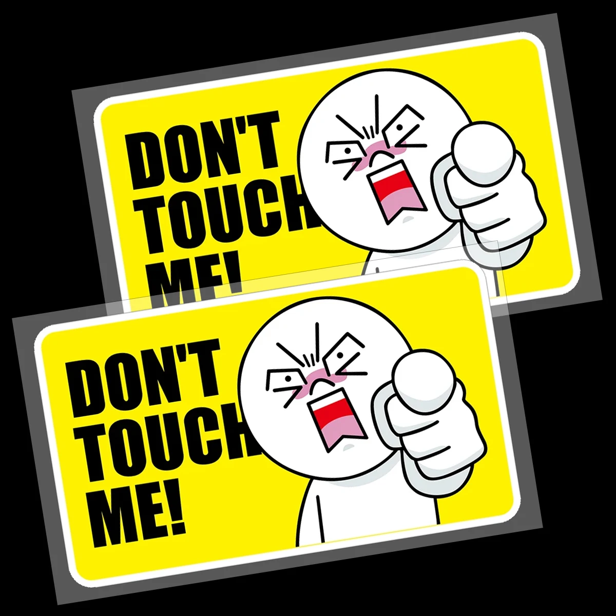 

Светоотражающие наклейки «Не прикасайтесь к меня», предупреждающие мотоциклетные наклейки, лобовое стекло, топливный бак, шлемы, виниловые наклейки, аксессуары