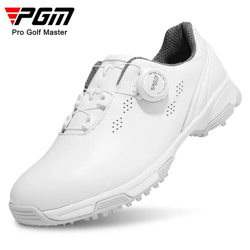 PGM Women Golf Shoes Ladies Breathable Waterproof Athletic Sneakers Women Anti-skid Knob Buckle Golf Shoes Casual Sneakers 35-40