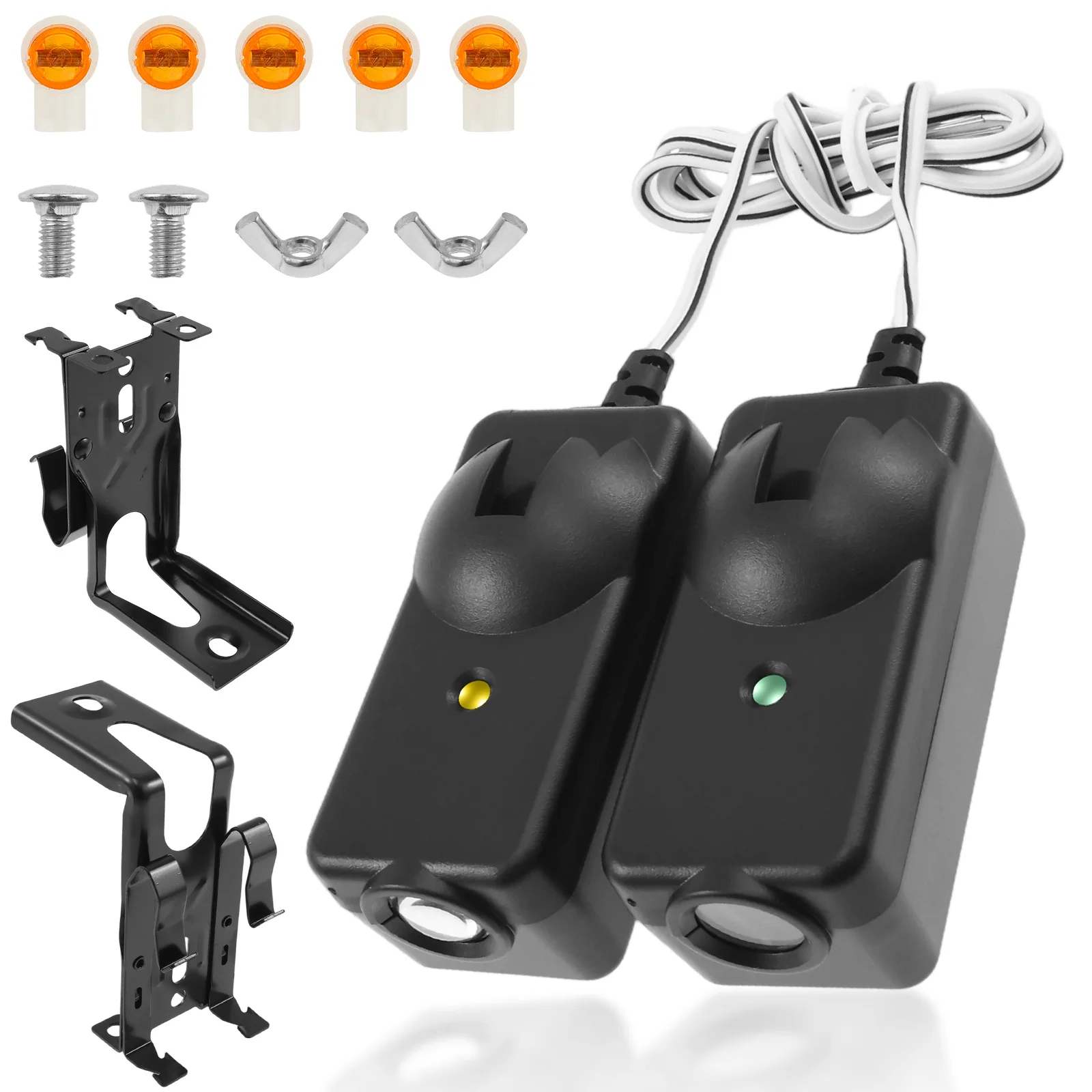 

Практичный датчик гаражных ворот, 2 шт., прочный датчик карповых ворот, замена датчика, надежный детектор безопасности гаражных ворот для безопасности