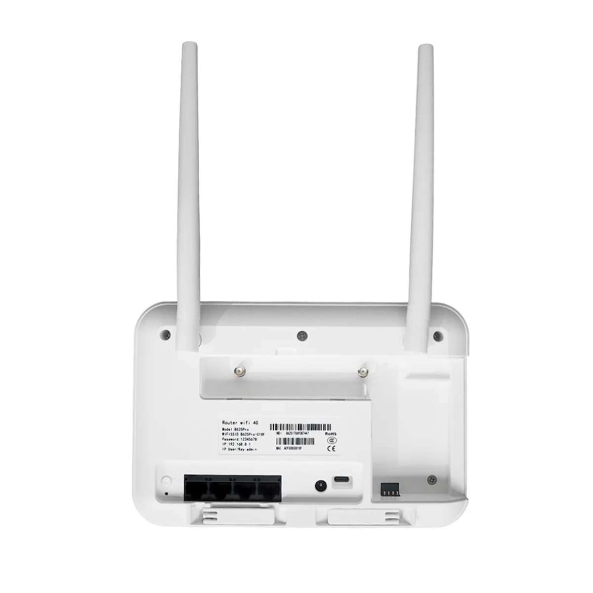 B625PRO-EU 4G Wifi Router 300Mbps with SIM Card Slot+4XAntenna 4G Wireless Router Support Battery Power B28 Band EU Plug