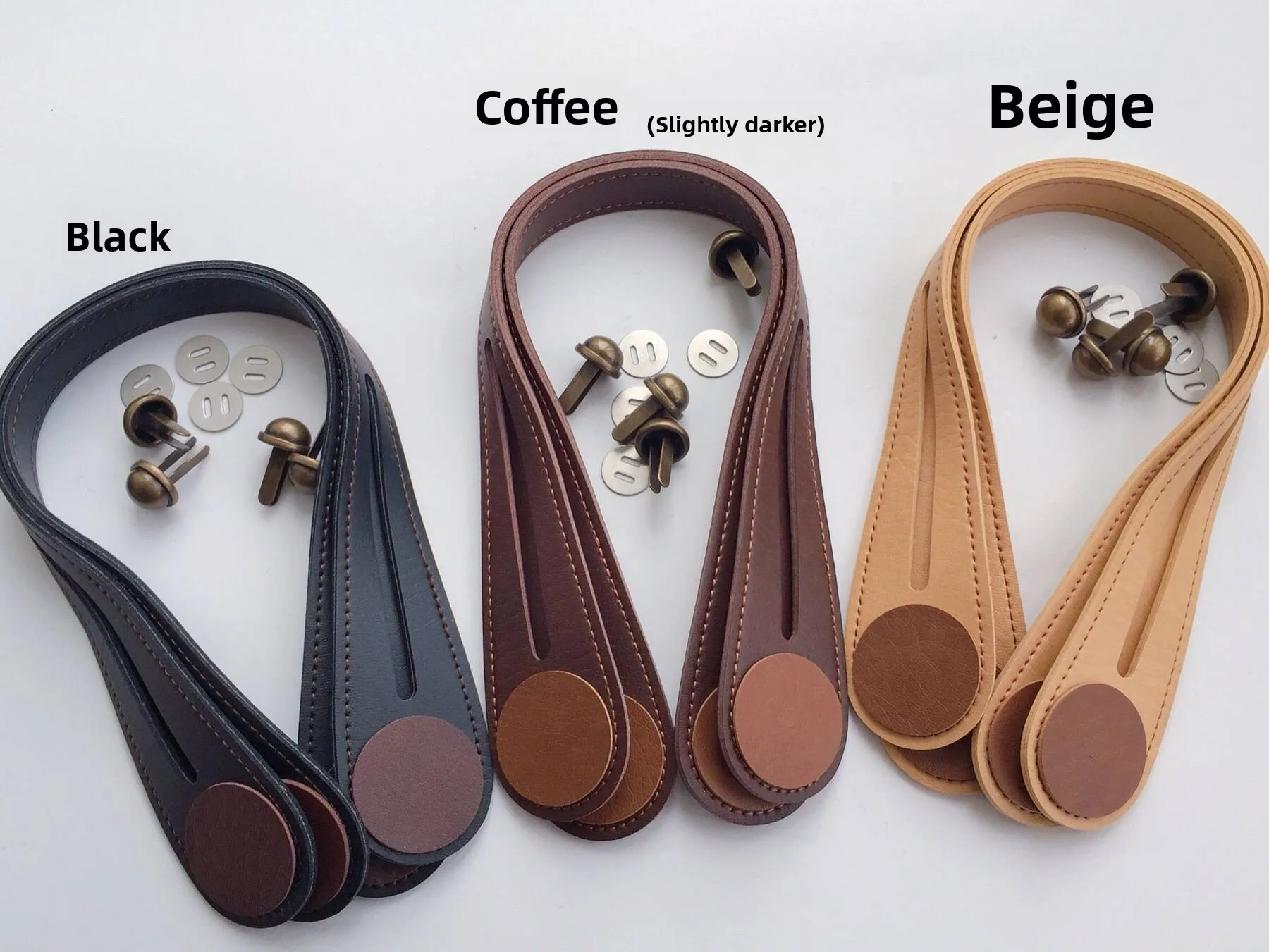 

Ремешок для сумки ручной работы из ПУ с ручкой, 8000A10 11, ткань с жесткой текстурой «грибная игла» для домашнего рукоделия и DIY-проектов