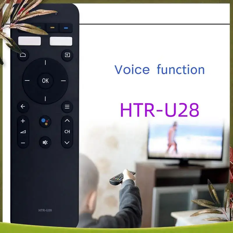

Новый голосовой пульт дистанционного управления HTR-U28 для Haier Android Smart TV, голосовой пульт дистанционного управления H55S6UG H65S6UG