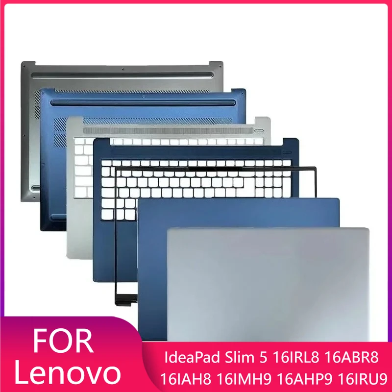GEFENSI T For Lenovo IdeaPad Slim 5 16IRL8 ABR8 IAH8 Screen Back Case Front Bezel Frame LCD Top Cover Palmrest Bottom Shell Uppe
