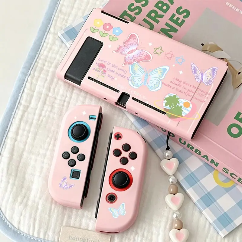 Protective Case Accessories for Nintendo Switch NS Game Console TPU Split Protective Case Anti-Scratch Shell Protector