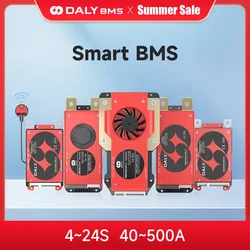 Daly BMS Smart BMS Lifepo4 16S 48v 8S 24V 100A 150A 200A 250A 300A 400A 500A Li-Ion BMS 7S 24V 13S 48V per accumulo di energia domestica