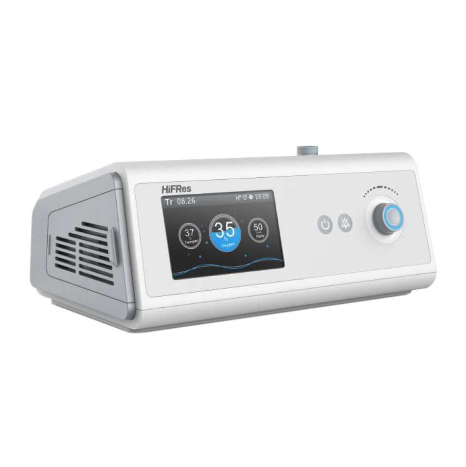 Therapy Medical Device High Flow Heated Respiratory Humidifier Oxygen Nasal Cannula HFNC Machine