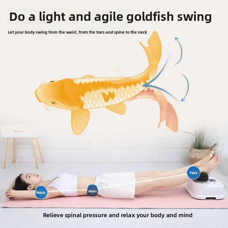 New Health Aerobic Swing Machine Sports Rehabilitation Spine Shaker Foot Twist Waist Leg Muscle Relaxation Massager