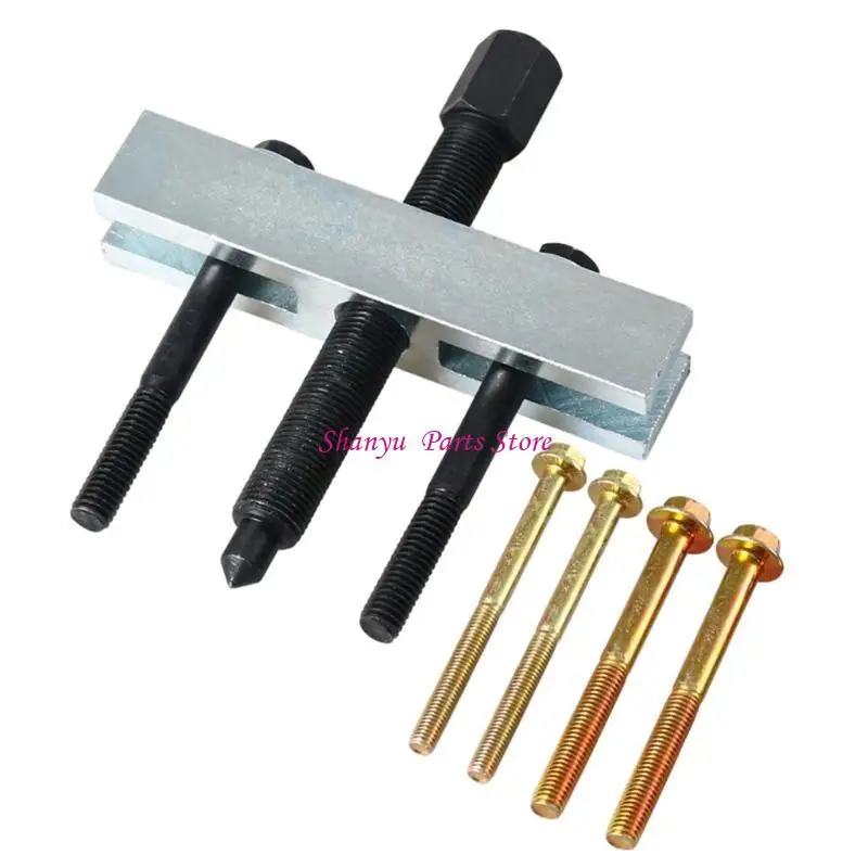 

Crankshaft Belt Pulley Removal Tool Fan Impeller Puller Motor Steering Wheel Brake Bearing Extractor for Car Repair Tool R6FB