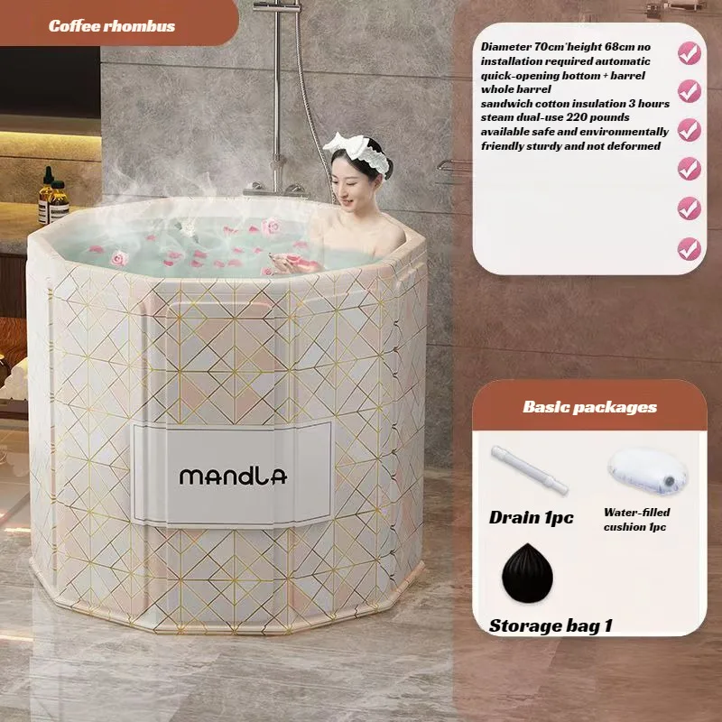 Portable, Installation-Free Bath Tub, Cost-Effective, Starting From One Piece, Adult Bath Tub, Foldable Portable Bath Tub